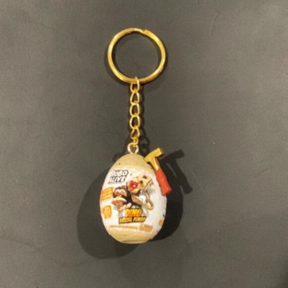Robo Alive Dino Fossil Find Keychain – Mini Dino Egg Adventure - Picture 3 of 10